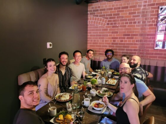 brunch with friends to celebrate being 30