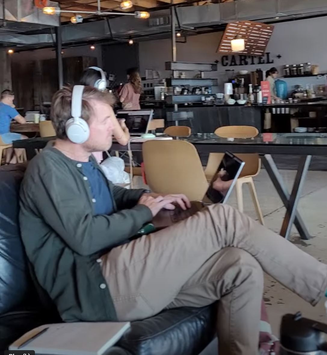 A guy I was studying next to at the Campbell Coffee Location