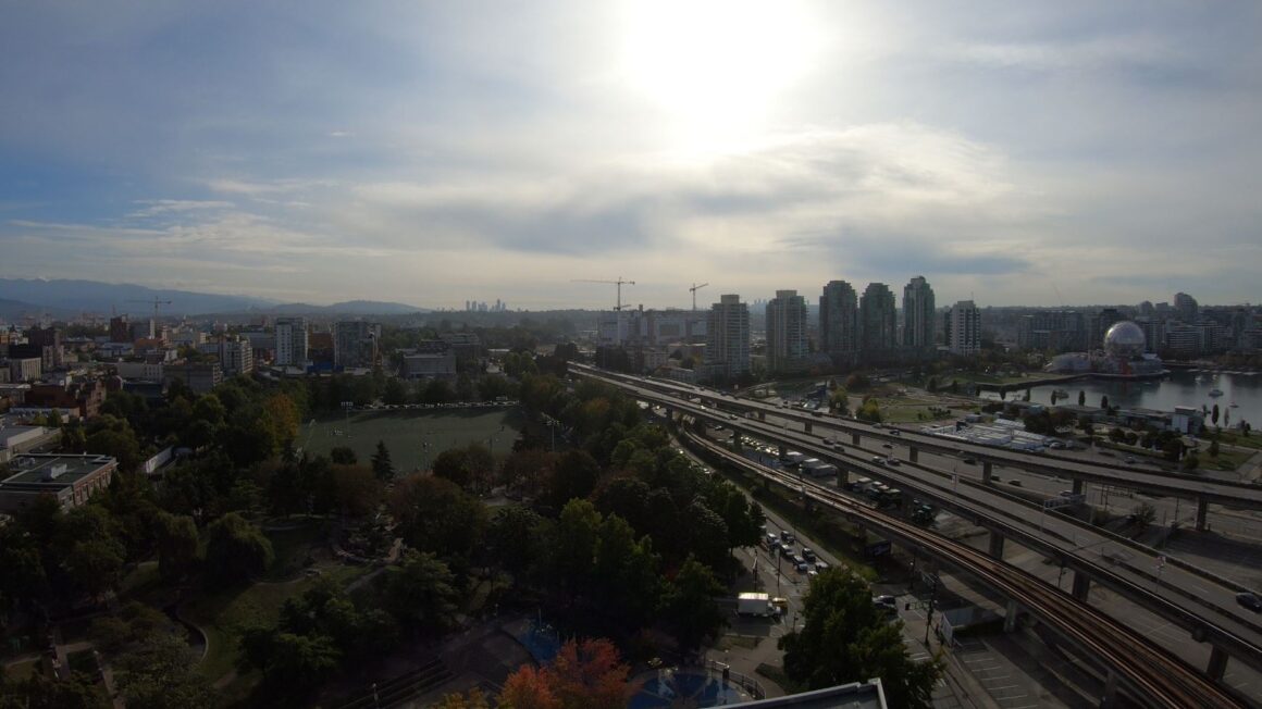 morning in downtown Vancouver