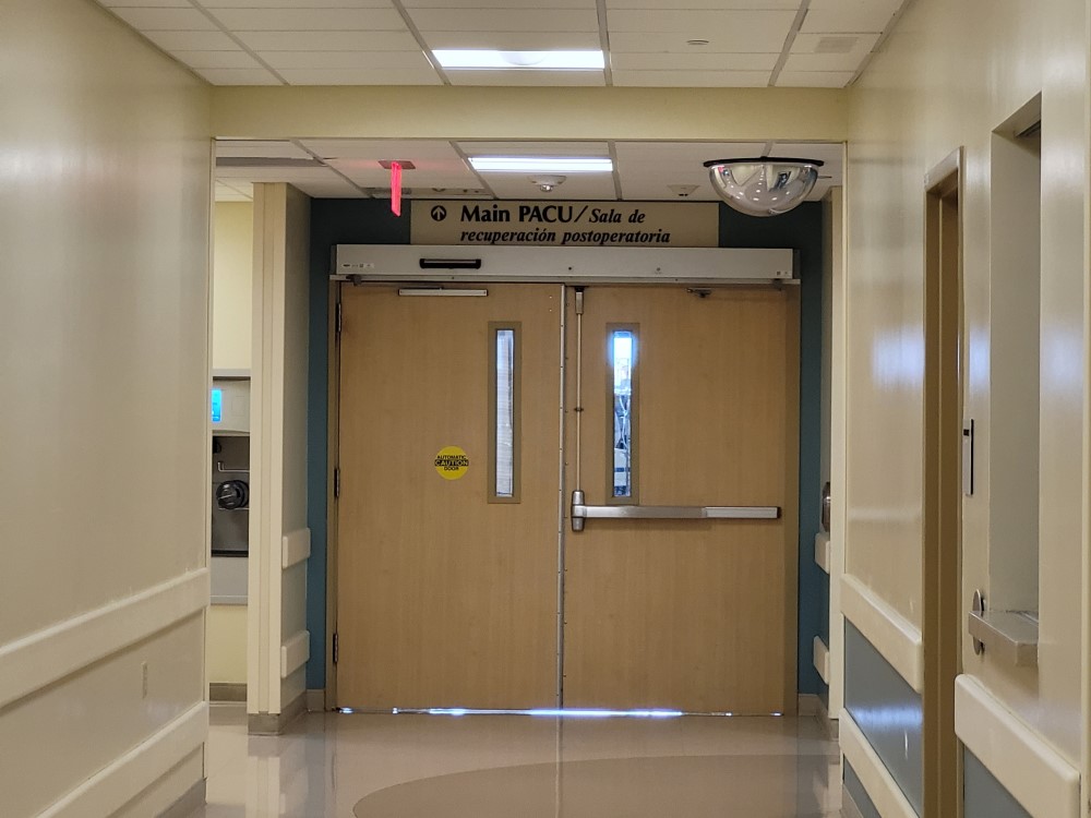 volunteering at the PACU as part my interest to transition from engineering to medicine