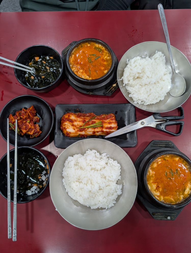 Dolgorae Sundubu Busan itinerary day 1 dinner