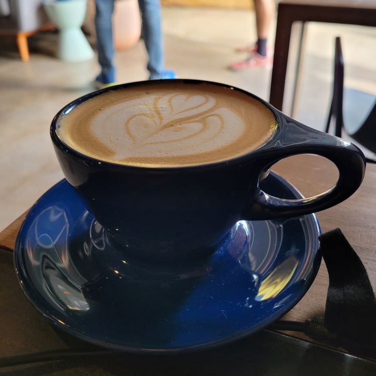 presta coffee honey lavender latte